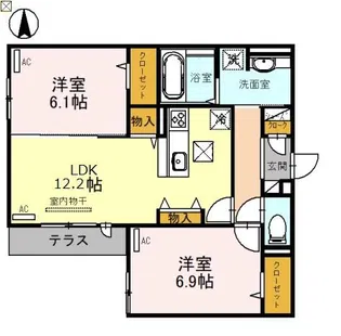 セジュールコートあびこ【3階】の間取り