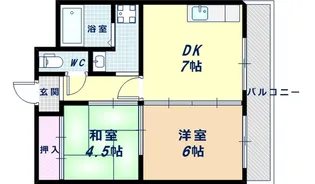 リトルウッド【3階】の間取り