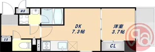 エスリードレジデンス大阪天王寺【4階】の間取り