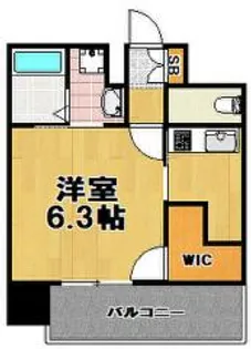 エスリード阿波座レジデンス【5階】の間取り