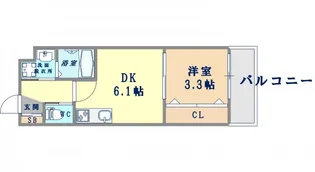 エタンセルあびこⅡ【4階】の間取り