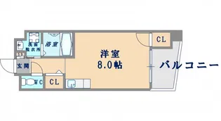 ロイヤルカサブランカ【4階】の間取り