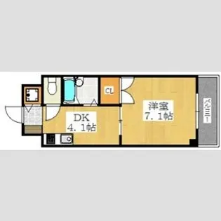 エトワールベガ長居公園【7階】の間取り