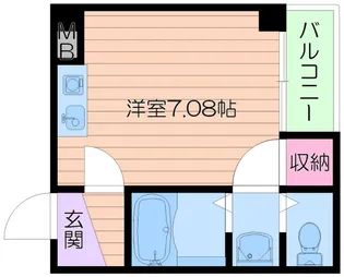 トルネード南住吉【1階】の間取り