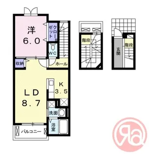 プラザ九源Ⅱ【305号室】の間取り