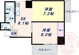 コーポ澄【2階】の間取り
