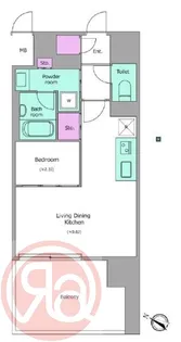 J・GRAN Court京町堀【11階】の間取り