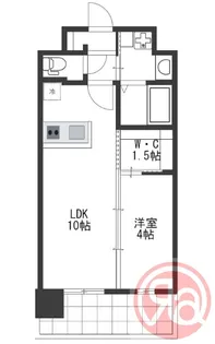 silus昭和町【7階】の間取り