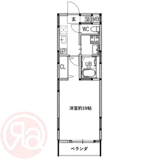 シナジーコート大正泉尾【3階】の間取り