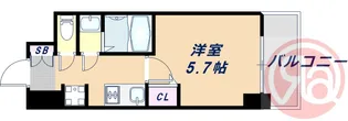 Le-Bear天王寺東【5階】の間取り