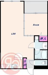 新町コーポ【8階】の間取り