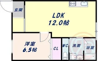 ハイツサンフラワー【1階】の間取り