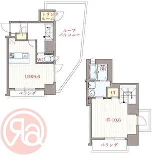 オリエンタル南堀江の間取り