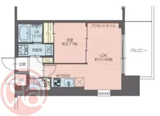 プレジオ弁天町【6階】の間取り