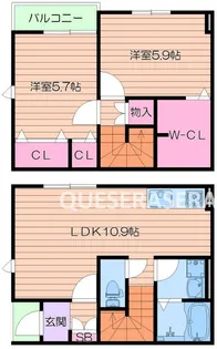 フォレストメゾン初日【1階】の間取り