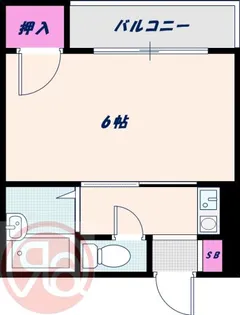 ロイヤルハイツ【2階】の間取り