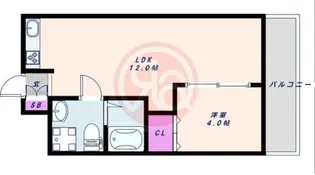 GRANDE【8階】の間取り