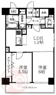 タイホウハイツ敷津4番館【3階】の間取り