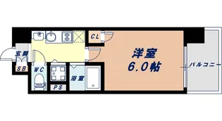 プレサンス難波元町【4階】の間取り