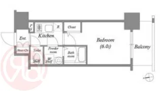 エスリード大阪フェリス【3階】の間取り