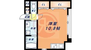 コスタ河堀口【2階】の間取り