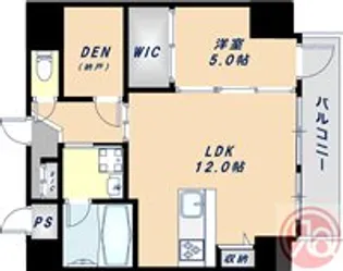 La CASA上汐【3階】の間取り