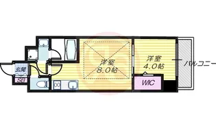 アーバネックス真田山【14階】の間取り