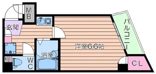 パークメゾン住吉【4階】の間取り
