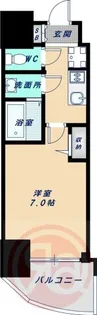 フォーリアライズ天王寺ソリオ【9階】の間取り