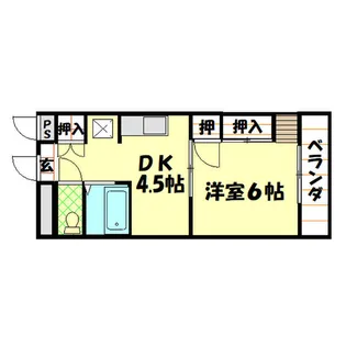 メゾンハーミティジ【2階】の間取り