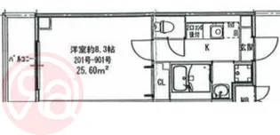 Cion NISHIKUJYO【9階】の間取り