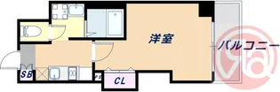 みおつくし桑津【3階】の間取り