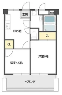 ヴィラ真田山【5階】の間取り