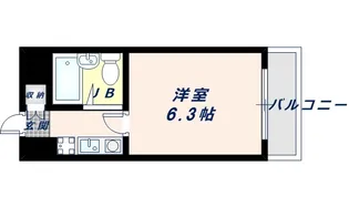 シティピア玉造【6階】の間取り