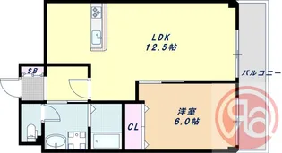 LakiaMaisonAbiko【3階】の間取り