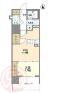 RJRプレシア南堀江【2階】の間取り