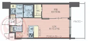 プレジオ大正【12階】の間取り