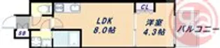 Jino花園町【3階】の間取り