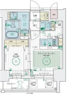 エステムコート大阪福島Ⅱレイヤー【11階】の間取り