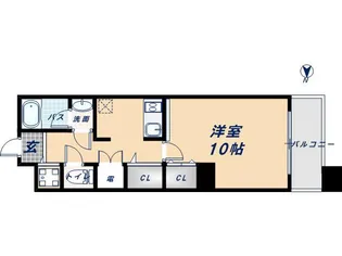 樹樹ガーデン【10階】の間取り