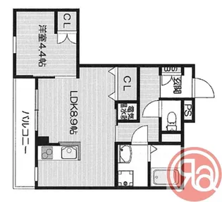 ボヌーリア【2階】の間取り