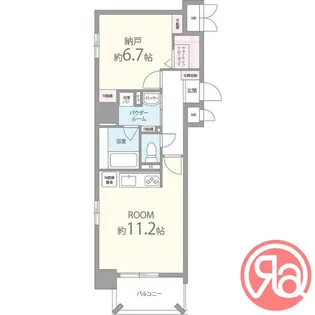 huit arbre上町台(ユイットアルブル上町台)【3階】の間取り