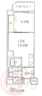 LIEN FORT【6階】の間取り