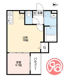ハルカス今川 【1階】の間取り