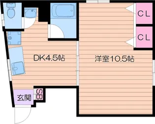 日野マンション【2階】の間取り