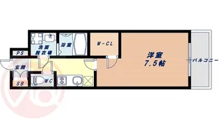 エスプレイスOSAKAベイシティ【1006号室】の間取り