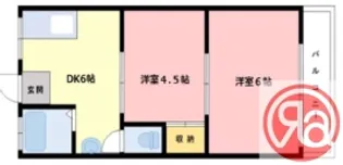 ロイヤル阿倍野 【2階】の間取り