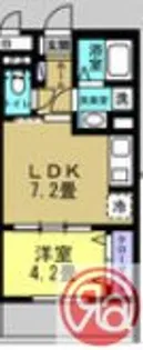 リアライズ長居公園通【1階】の間取り