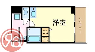 ダイドーメゾン大阪・中之島【4階】の間取り