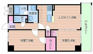 LAVIS【2階】の間取り
